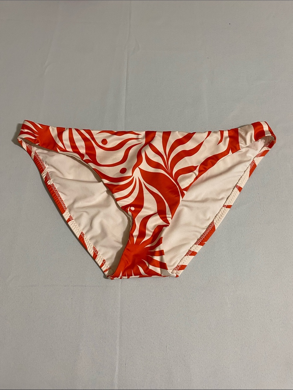 SANCTUARY High Cut Bikini Bottom w Ruched Back Size L
